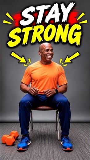 Weak Shoulders After 60? Try This Chair Exercise #seatedchairexerciseforseniors