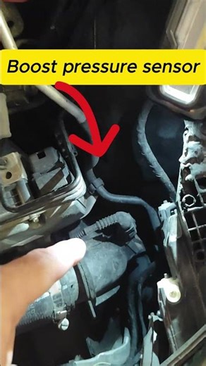Audi A6 C7 2.0TDI Boost pressure sensor location #mechanic #cars #shorts
