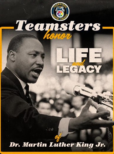 The Caucus hopes all enjoyed their MLK Day! We must never forget the sacrifices made for us! #TeamstersLGBTQPlusCaucus #MLKDay2026