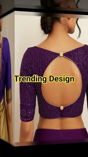 💥💫2025 Trending blouse design ll back neck open blouse