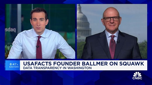 Watch CNBC's full interview with USAFacts founder and former Microsoft CEO Steve Ballmer