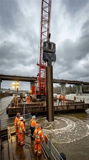 Epic Crane Fail: 8-Ton Hammer Causes Barge to Sink!