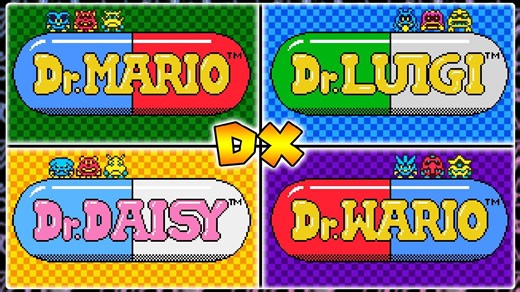 【灵性大发】GB HACK《Dr. Mario DX》从那4位可爱的医生中选择一位去消灭病毒吧!