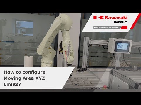 How to set Moving Area XYZ Limits | Kawasaki Robotics Tutorial