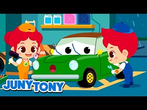 Mecánicos | Trabajos y Profesiones | Reparamos Autos | Canciones Infantiles | JunyTony en español