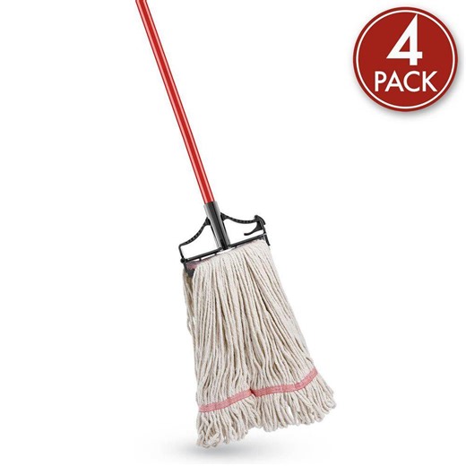 Reviews for Libman High Power Large Heavy-Duty Blended Wet Mop with Steel Handle (4-Pack) | Pg 1 - The Home Depot