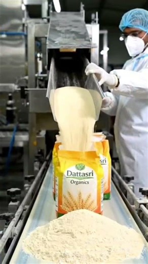 Organic wheat flour in our farms #ai #aivideo