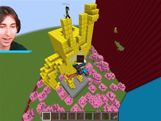 I Cheated with __REALISTIC in Build Battle Part 13 #minecraft #bionic #gaming #fypシ