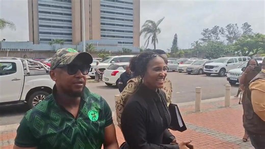 21K views · 637 reactions | Duduzile Zuma-Sambudla arriving with Nhlamulo Ndlhela at the Durban High Court ahead of her trial | MK Podcast | Facebook