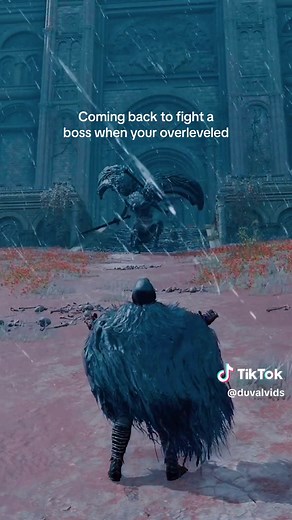 Elden Ring Boss Fight: Lion-Backed Boss with Godskin Duo