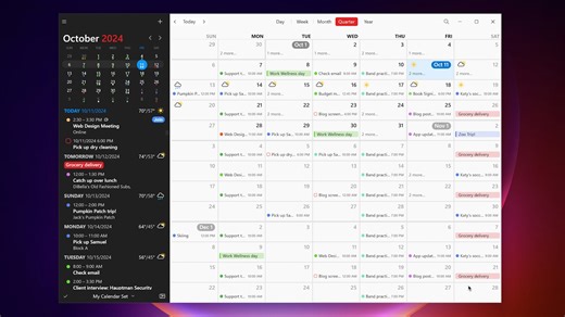 Vyšel Fantastical pro Windows. Výborný kalendář poprvé zamířil mimo platformy od Applu
