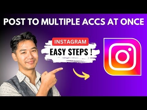 How To Post To Multiple Accounts At Once On Instagram !