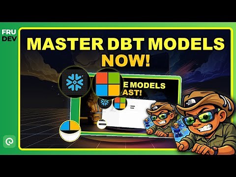 DBT Core Tutorial: Master Creating Models for Snowflake with VS Code | Complete Guide
