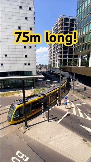 The longest TRAMS of Netherlands are in UTRECHT 🚋🇳🇱