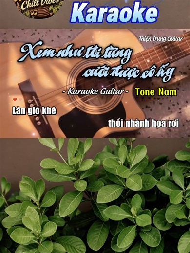 Karaoke - Xem Như Tôi Từng Cưới Được Cô Ấy ( Tone Nam) - Đặng Thanh Tuyền #karaoke #dangthanhtuyen #xemnhutoitungcuoicoay #lyrics #nhachaymoingay