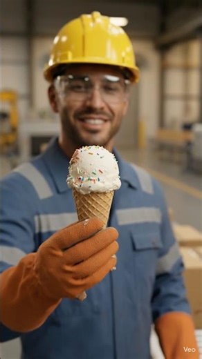 How crispy ice cream cones are made 🔥#IceCreamCone