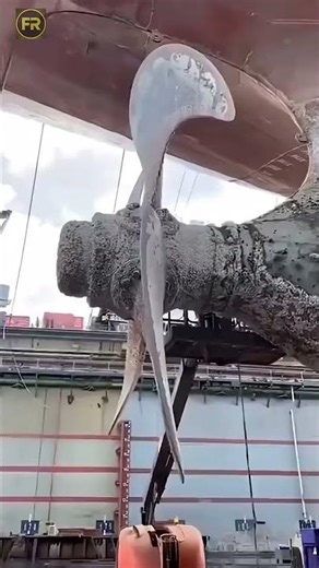 Why Ship Propeller Rotates So Slow? Real Reason #youtubeshorts #trendingshorts #shortvideo