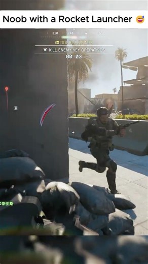 When you are noob but have Rocket Launcher! 😅 #battlefield6 #bf6 #shorts