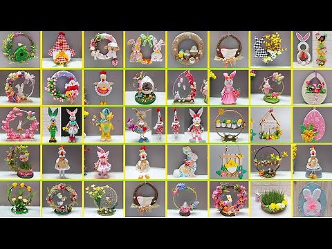 40 Easy Affordable Easter Decoration ideas made from simple materials| DIY Easy Easter craft idea🐰48