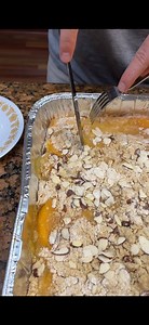 Peaches & Cream Dessert 😋 We had to try this old peaches and cream recipe, and it did not disappoint. This is one you're going to want to try at home folks, I promise you. (This original video was produced by Network Media, LLC and Sean Makhuli) | Home Hacks & Easy Snacks