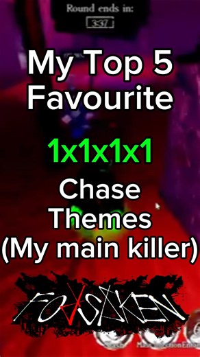 My Top 5 Favourite 1x1x1x1 Chase Themes In Roblox Forsaken