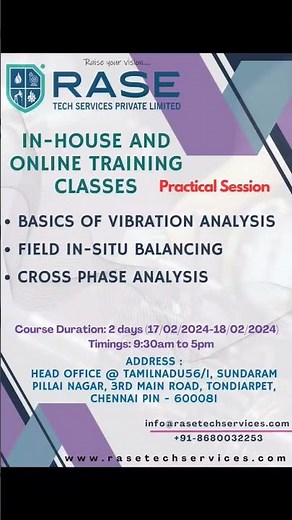 Vibration Analysis Training