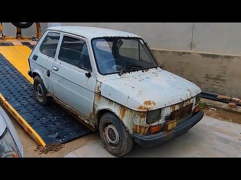 Complete restoration of a 1980 Fiat 126P - Classic Car Restoration Fiat 126P