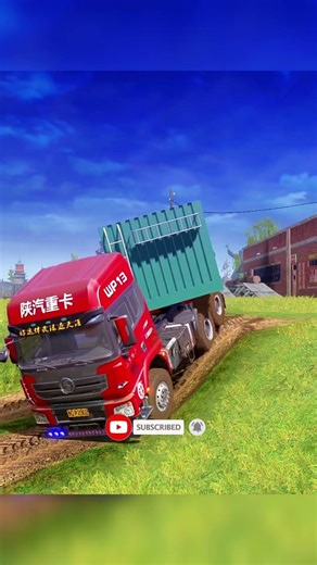 Spintires: MudRunner -SHACMAN DELONG X3000 Towing a Truck on a Snowy Road #mud#automobile#spintires