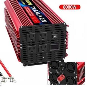 Pure Sine Wave Inverter 5000W 6000W 7000W 8000W 10000W DC To AC 12V 110V Portable Power Voltage