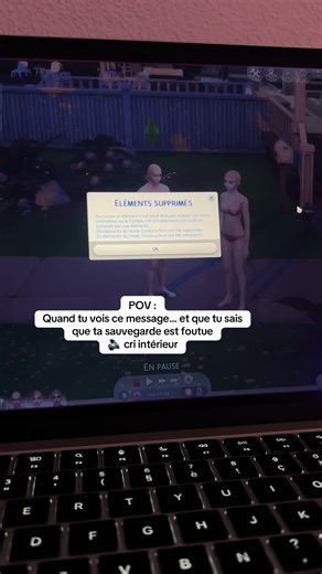 Juste envie de jouer… pas de souffrir 😭 Les Sims why ?? #sims4 #simstok #pov #thesims4 #lossims