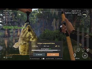 Unique Largemouth Bass 🐟 - Trophy Bass II: Worm Jig Bait - PS5