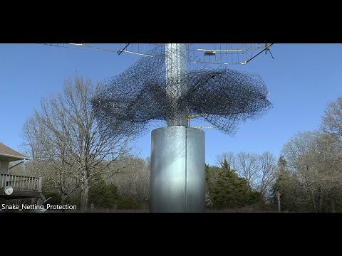 Constructing Snake Netting Protection for your Purple Martin housing