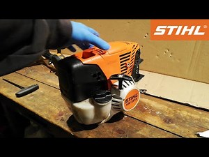 Stihl KM 131 Problems , Valve Adjustment, STIHL 4-MIX ENGINE