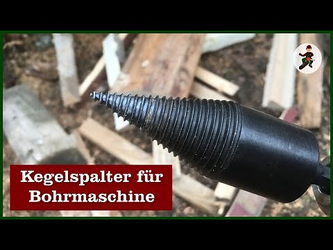 Cone splitter for the drill