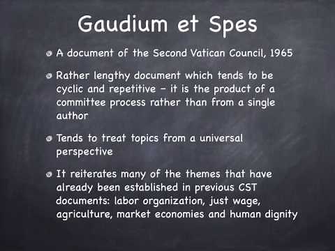 Gaudium et spes – A Quick Overview