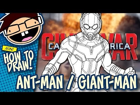 How to Draw ANT-MAN / GIANT-MAN (Captain America: Civil War) | Narrated Easy Step-by-Step Tutorial