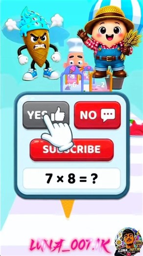 Can You Solve This? 😱 7 × 8 = ? | Easy Math Challenge 🧠🔥