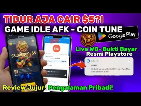 UDAH GAK JAMAN CAPEK? Cara 'Anggurin' HP Dapet $5 di Coin Tune? (Review Jujur & Live WD)
