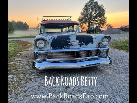 56 Chevy 210 4-Door Wagon Named Back Roads Betty