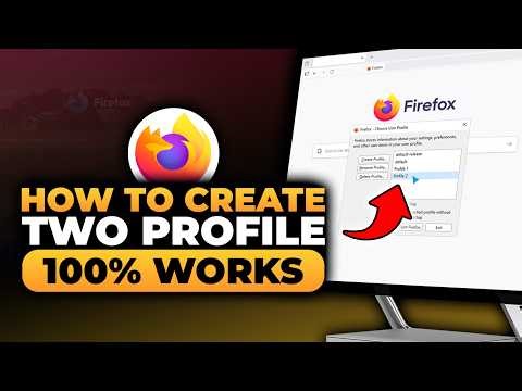 How To Create Two Profile Mozilla Firefox (FAST & EASY) | 100% WORKS | NO Yapping, To The Point!