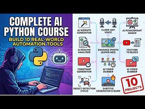 Build 10 AI Tools with Python: Website Generators, Voice Cloners & More