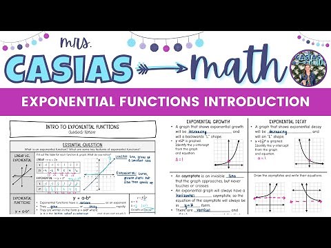 Exponential Functions Introduction - Key Features & Linear vs. Exponential | Algebra 1 Lesson