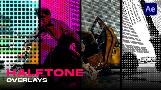 Halftone Overlays for After Effects