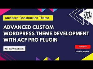 Advanced WordPress Theme Development | ACF Pro Plugin | Service Page