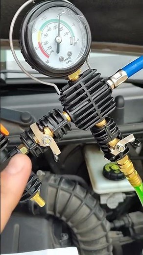 Coolant replacement with vacuum tool #maintenance #service #service