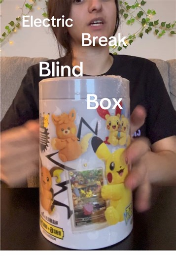 Opening the new Chinese Electric Break Blind Box! Grab yours today to see what you get! #pokemon #blindbox #tcg #oshkosh #fyp