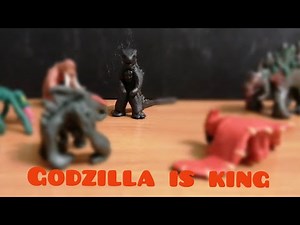 Godzilla king of the monsters ending |Claymation