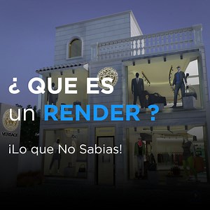 ▷ Que es un Render en arquitectura? y como Renderizar una imagen.
