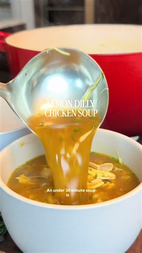 Lemon Dill Chicken Soup: Easy Spring Flavors