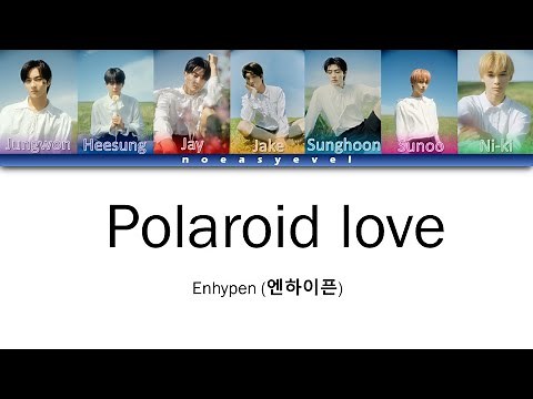 Enhypen(엔하이픈) Polaroid love, Color Coded Lyrics